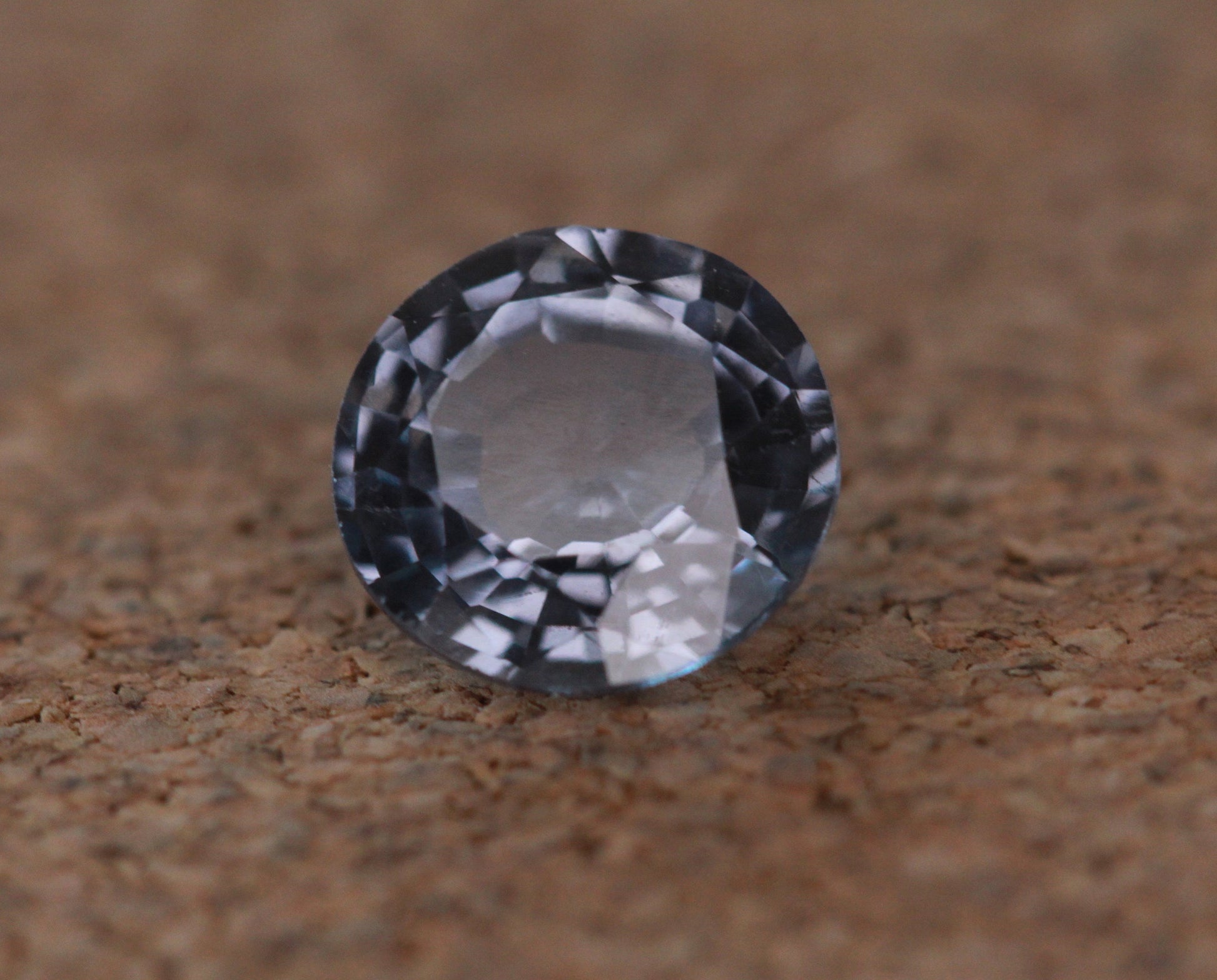 Beautiful Gray Spinel from Sri Lanka, Great Luster, Natural Unheated Loose Gemstone, 1.73 carats, August Birthstone
