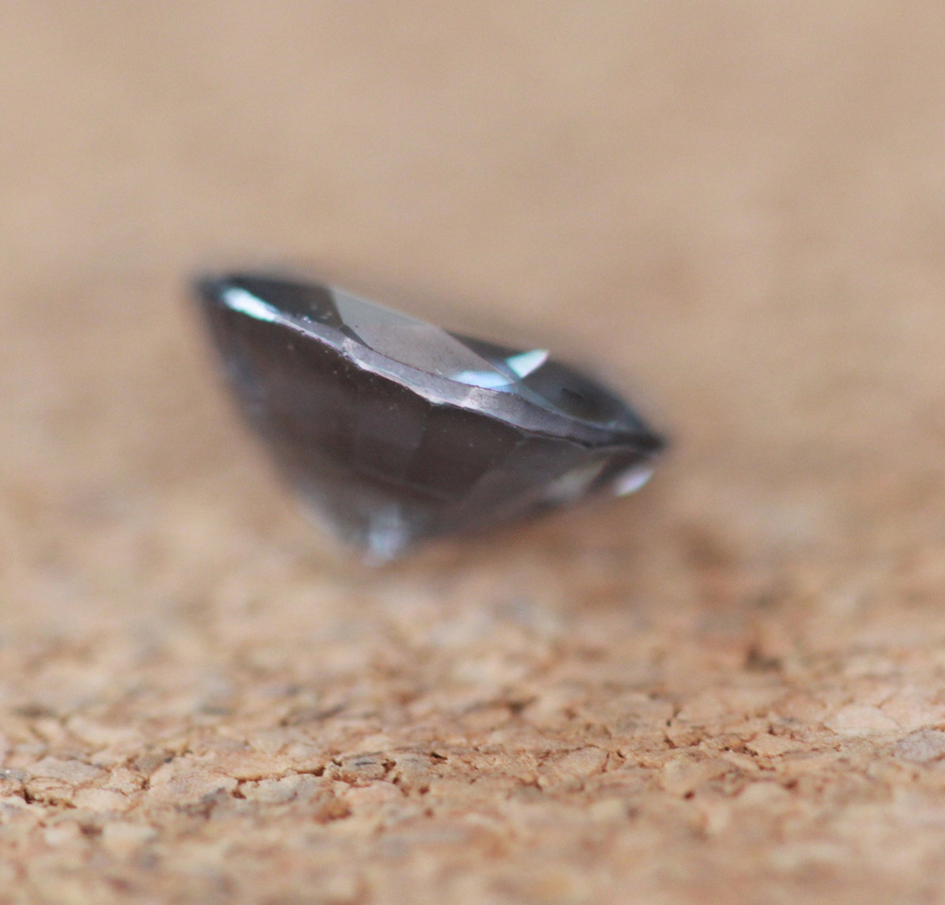 Beautiful Gray Spinel from Sri Lanka, Great Luster, Natural Unheated Loose Gemstone, 1.73 carats, August Birthstone