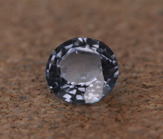 Beautiful Gray Spinel from Sri Lanka, Great Luster, Natural Unheated Loose Gemstone, 1.73 carats, August Birthstone