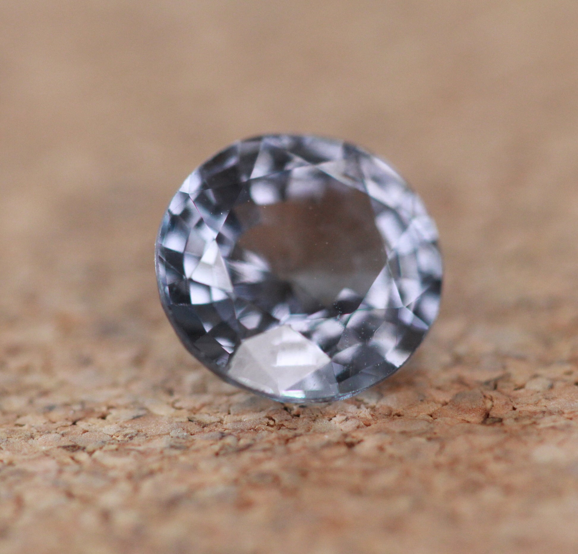 Beautiful Gray Spinel from Sri Lanka, Great Luster, Natural Unheated Loose Gemstone, 1.73 carats, August Birthstone