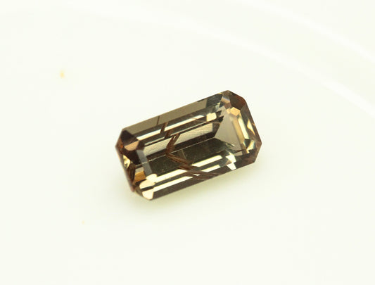 Natural Andalusite from Sri Lanka (Ceylon), Octagon Shape, 1.26 cts, Untreated authentic loose gemstone