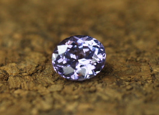 Beautiful Lavender Spinel from Sri Lanka (Ceylon), Natural Untreated Loose Gemstone, 1.50 carats, Great Luster, Oval, August Birthstone
