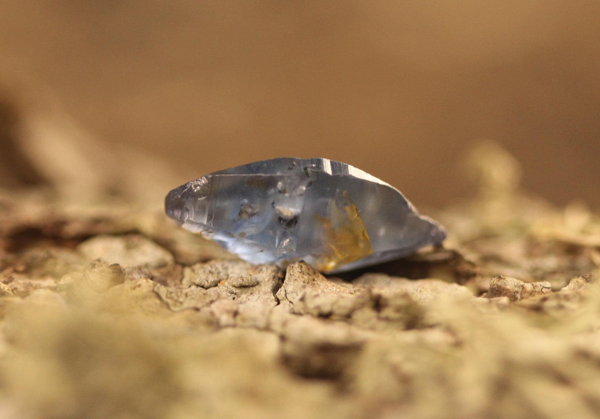 Great Blue Sapphire Crystal (Corundum) with High Luster and Transparency, from Sri Lanka ,4.63 carats 15.4 mm, September Birthstone