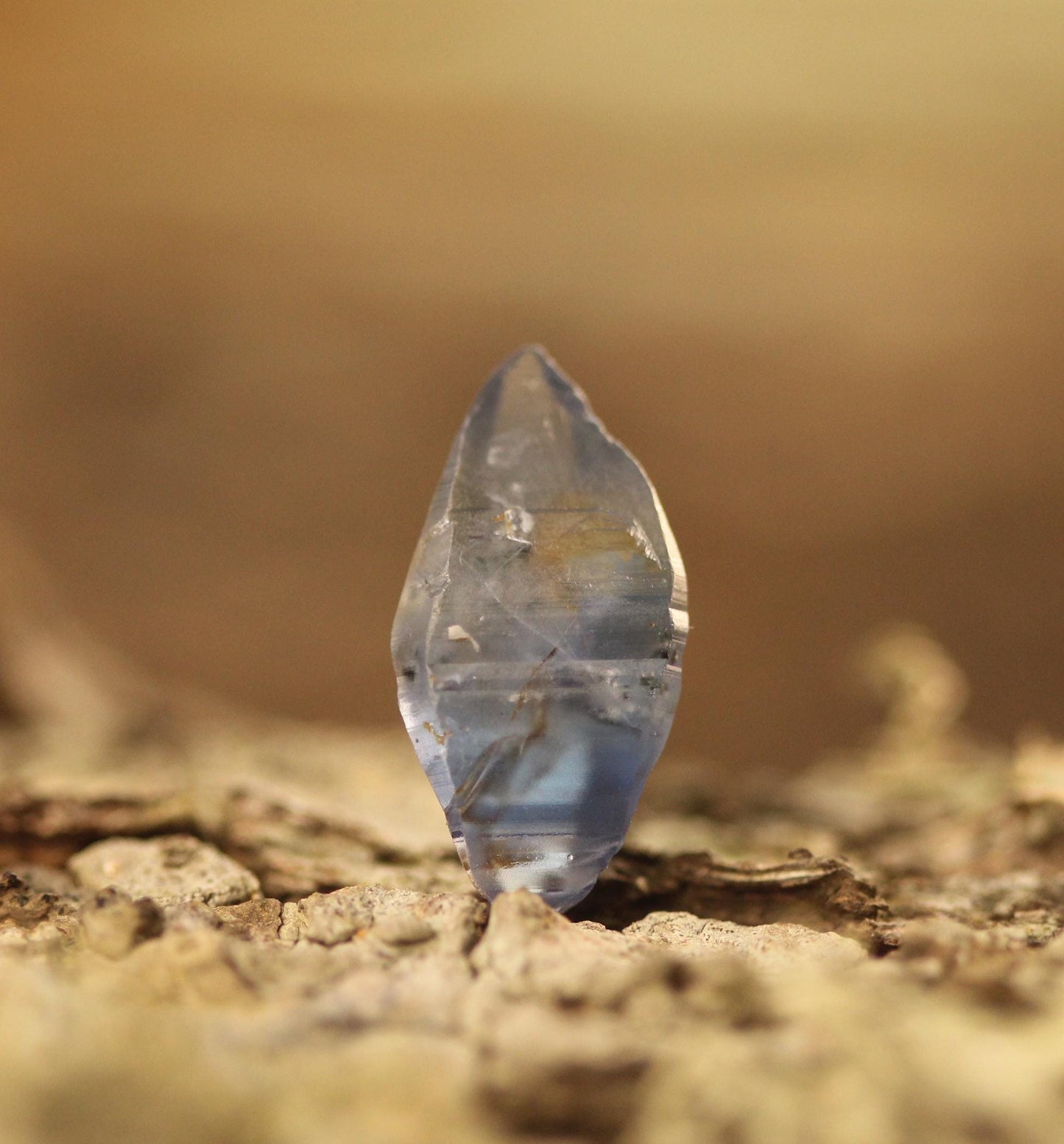 Great Blue Sapphire Crystal (Corundum) with High Luster and Transparency, from Sri Lanka ,4.63 carats 15.4 mm, September Birthstone