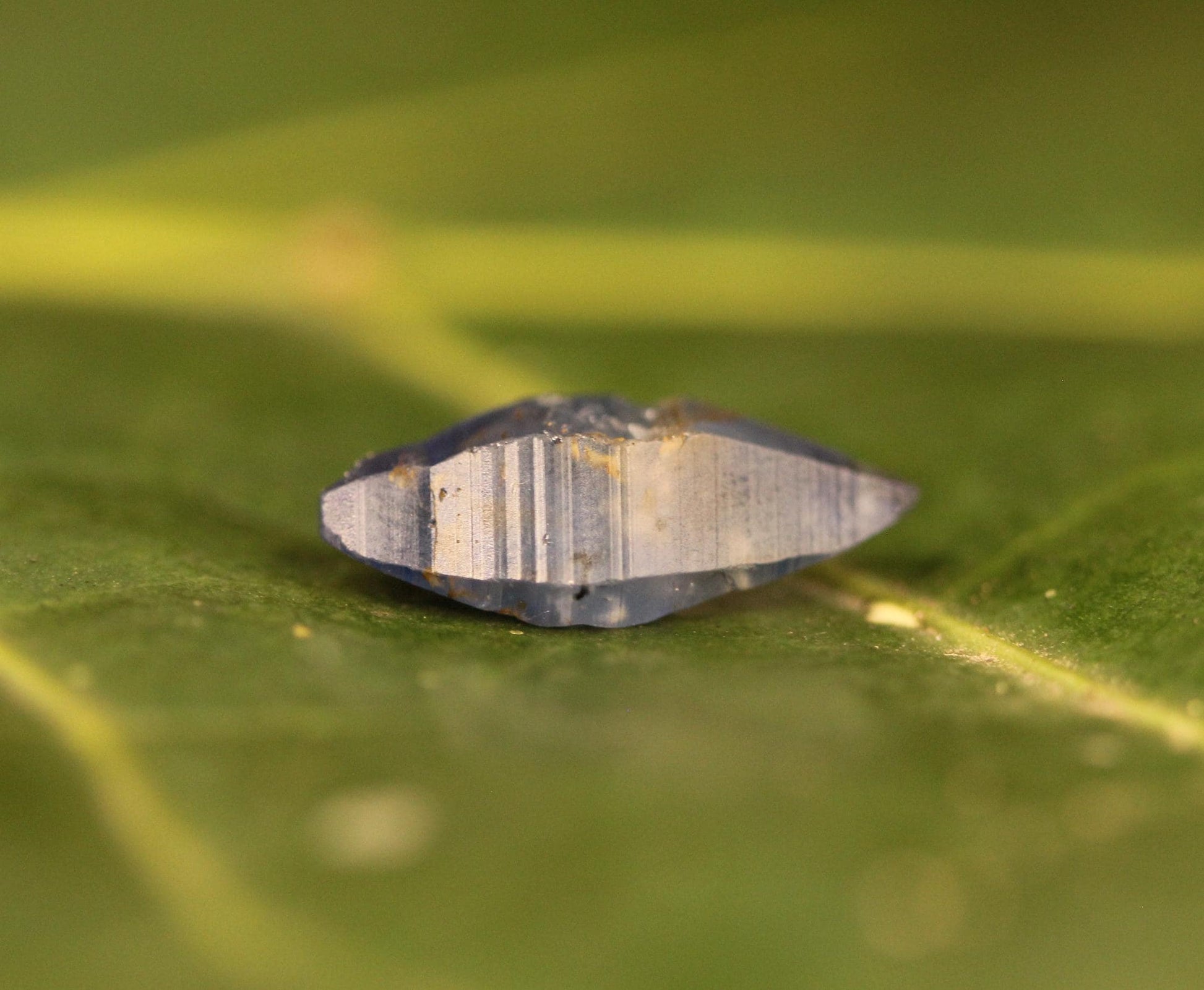 Great Blue Sapphire Crystal (Corundum) with High Luster and Transparency, from Sri Lanka ,4.63 carats 15.4 mm, September Birthstone