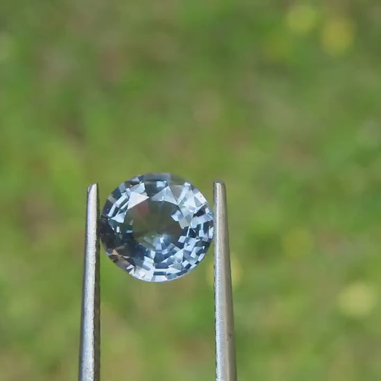 Beautiful Gray Spinel from Sri Lanka, Great Luster, Natural Unheated Loose Gemstone, 1.73 carats, August Birthstone